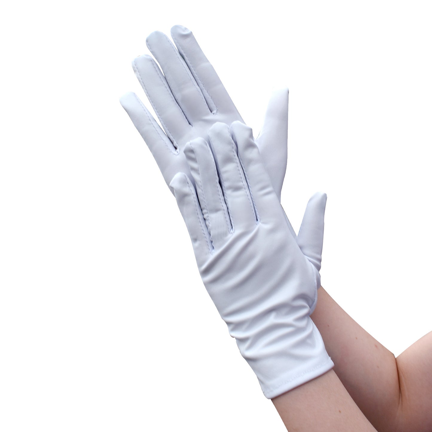 Skin Play Punk Short Patent Leather Gloves