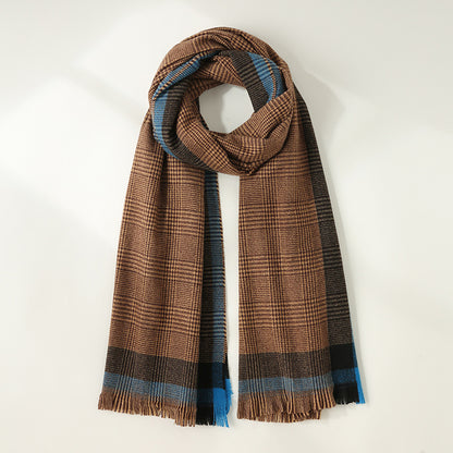 Women's Artificial Cashmere Sweet Mid-length For Fringe Scarfs