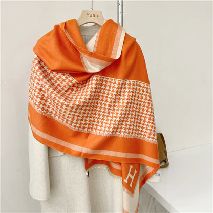 Women's Outer Match Neck Warmer Office Blanket Scarfs