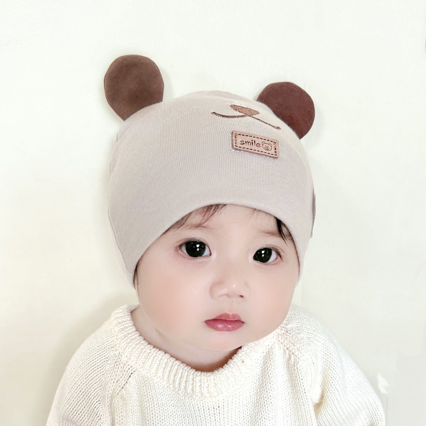 Women's & Men's Bear Son Leather Tag Born Fetal Kids' Headwear