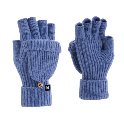 Touch Screen Warm Double Layer Thickened Gloves