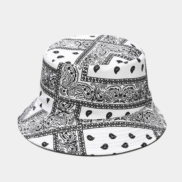 Women's & Men's Paisley Fisherman Hat Double-sided Fashion Sun Hats & Caps