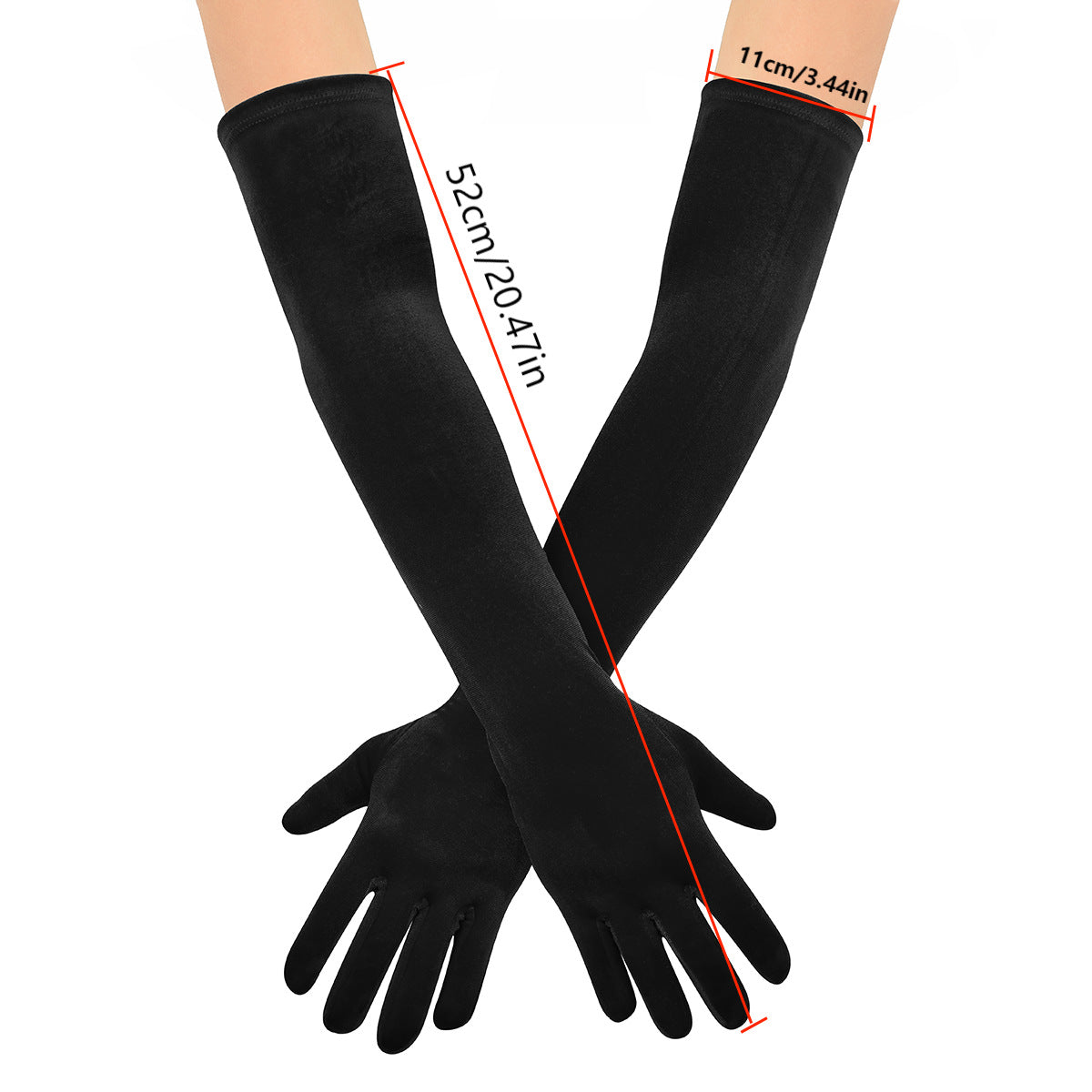 Women's Stage Performance Etiquette Retro Dance Winter Gloves