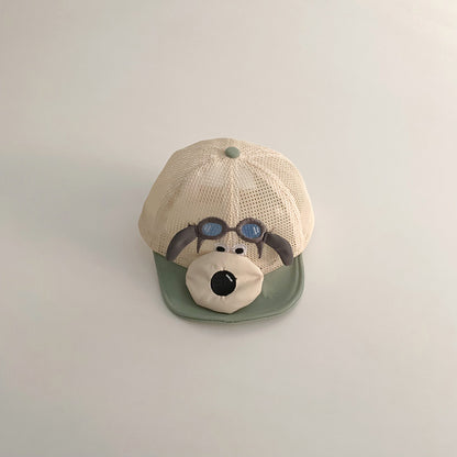 Autumn South Hat Cute Puppy Super Kids' Headwear