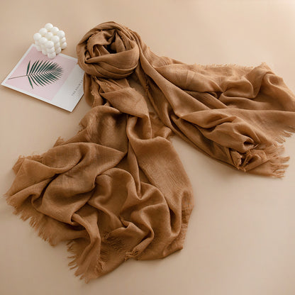 Women's Color Thin High-grade Long Air Conditioning Scarfs