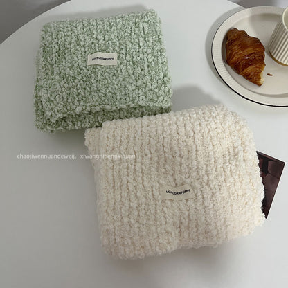 Macaron Comfortable Solid Color Beanie Wool Scarfs