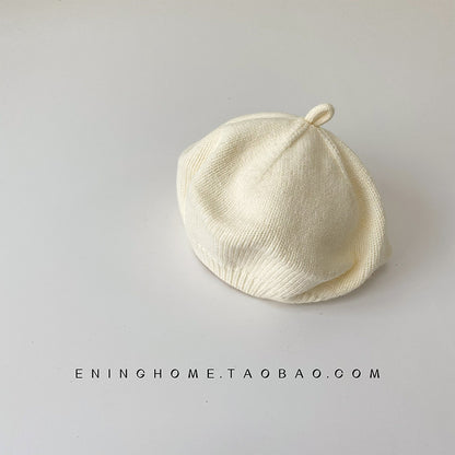 Style Beret Spring Knitted Wool Keep Kids' Headwear