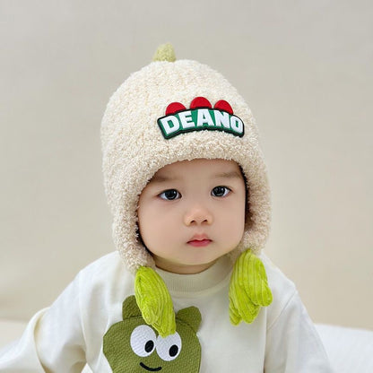 Children's Boys Ear Protection Fleece-lined Thickened Knitted Kids' Headwear