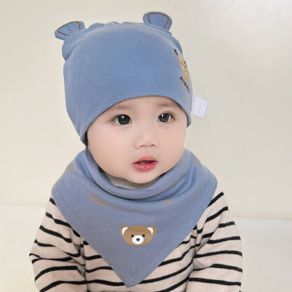 Cartoon Bear Hat Months Sleeve Infant Kids' Headwear