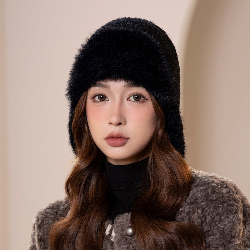 Women's Winter Thickened Warm Hat Imitation Fur Hats & Caps