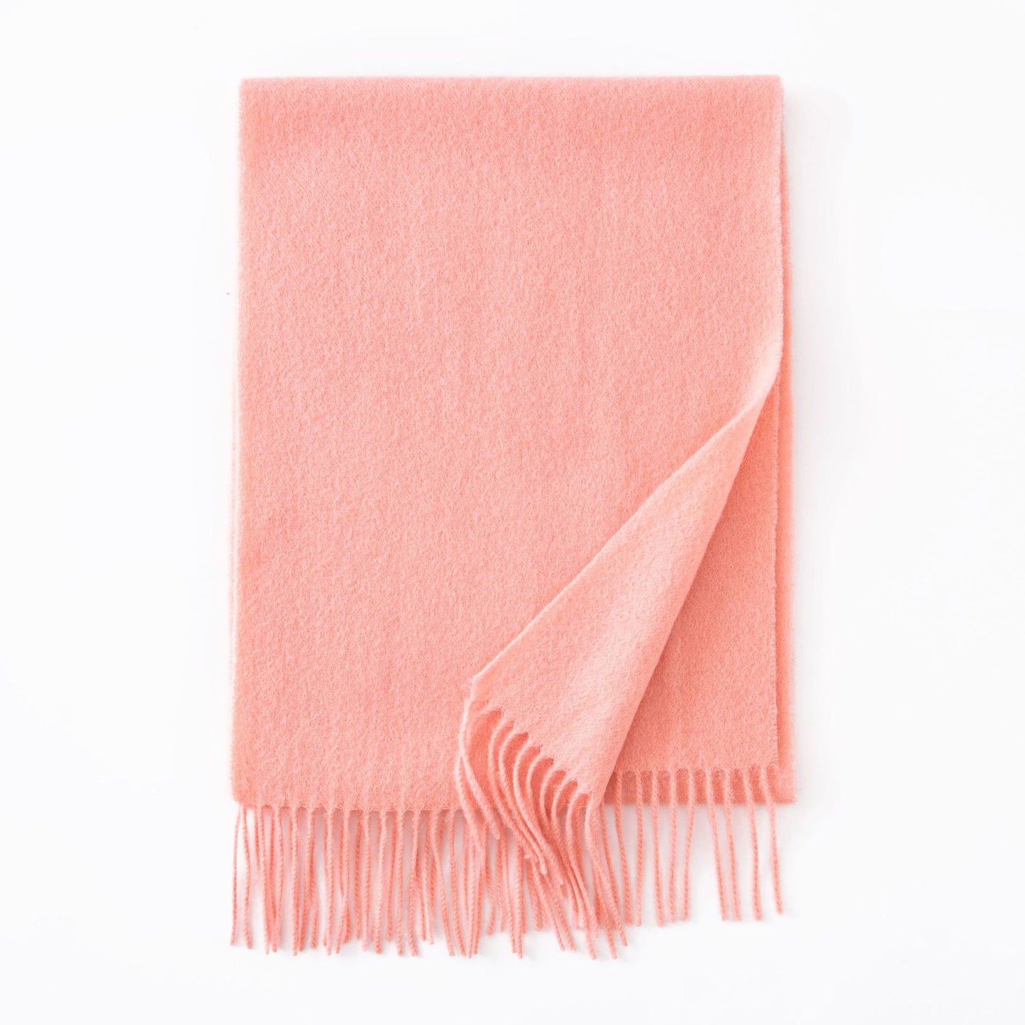 Women's Wool Solid Color Thickened Warm Shawl Scarfs