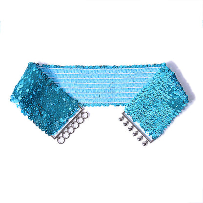 Women's Scale Sequined Girdle Shining Decoration With Belts