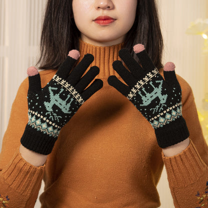 Women's & Men's Winter Thickened Touch Screen Thermal Fleece-lined Gloves