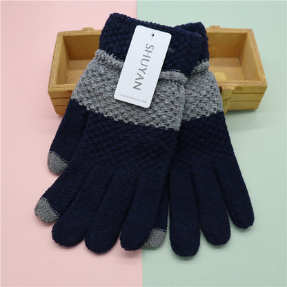 Women's & Men's Touch Screen Winter Cycling Warm Knitted Gloves