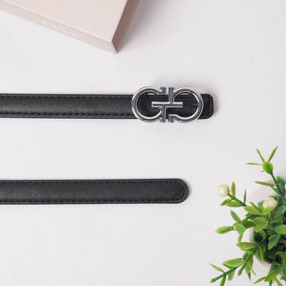 Women's High-grade Jeans Decorative Black Suit Fashion Belts