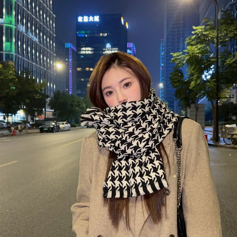 Women's Classic Plaid Casual Warm British Shawl Scarfs