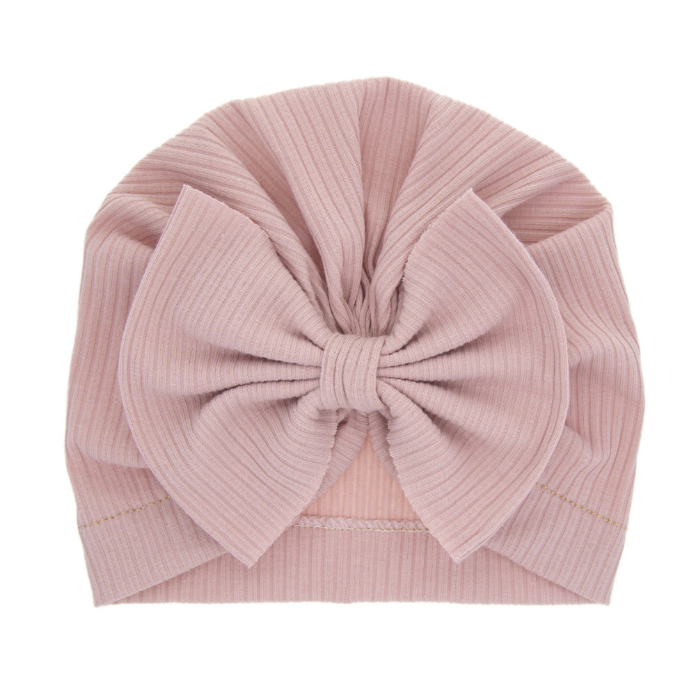 Children's Hat Cotton Sleeve Bow Indian Beanie Kids' Headwear