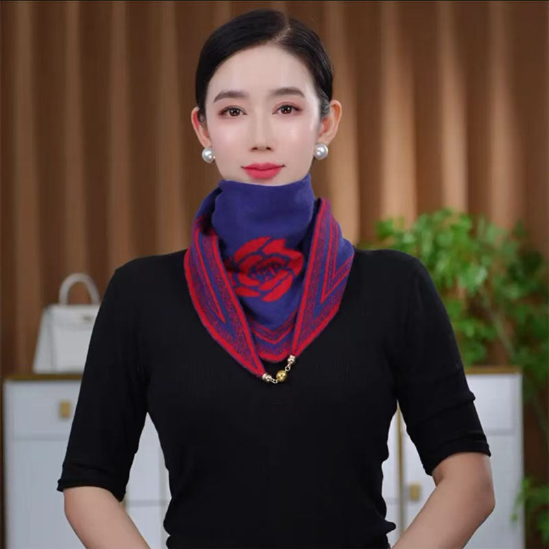 White Live Broadcast Fashion Temperament Korean Style Scarfs