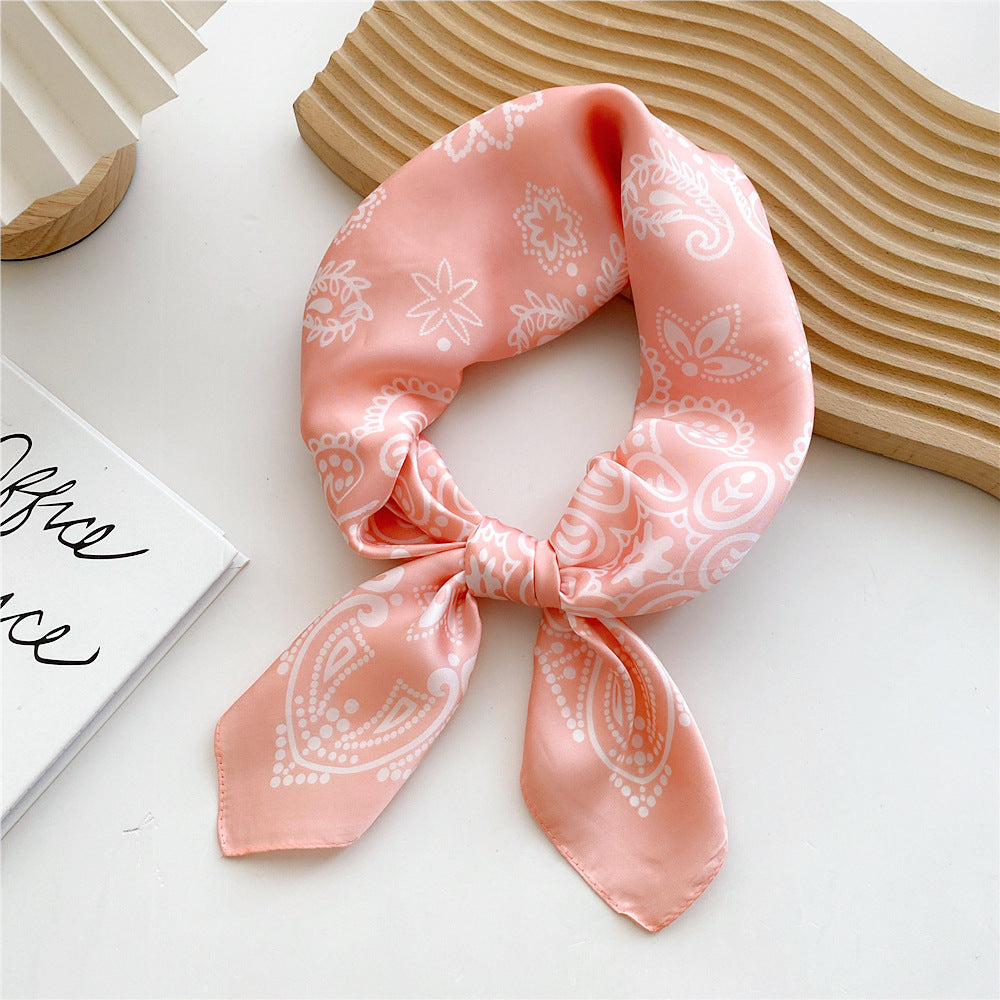 Women's Kerchief Thin Western Style Hair Band Decorative Scarfs