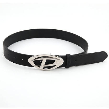 Female Ornament Casual Smooth Buckle Korean Belts