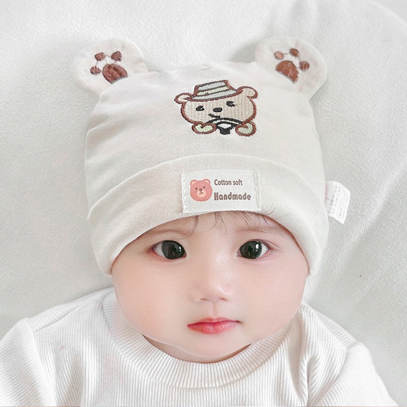 Hat Boy Sleeve Beanie Years Old Kids' Headwear