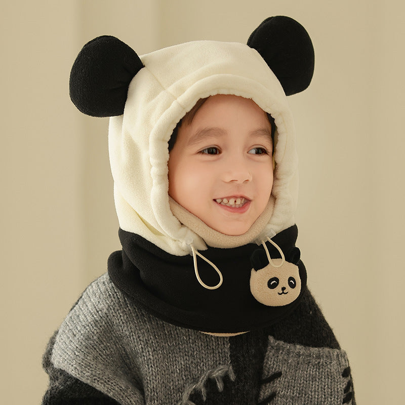 Children's Boys Windproof Sleeve Outdoor Keep Warm Kids' Headwear