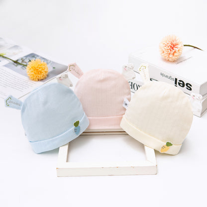 Single Layer Born Fetal Pure Cotton Kids' Headwear