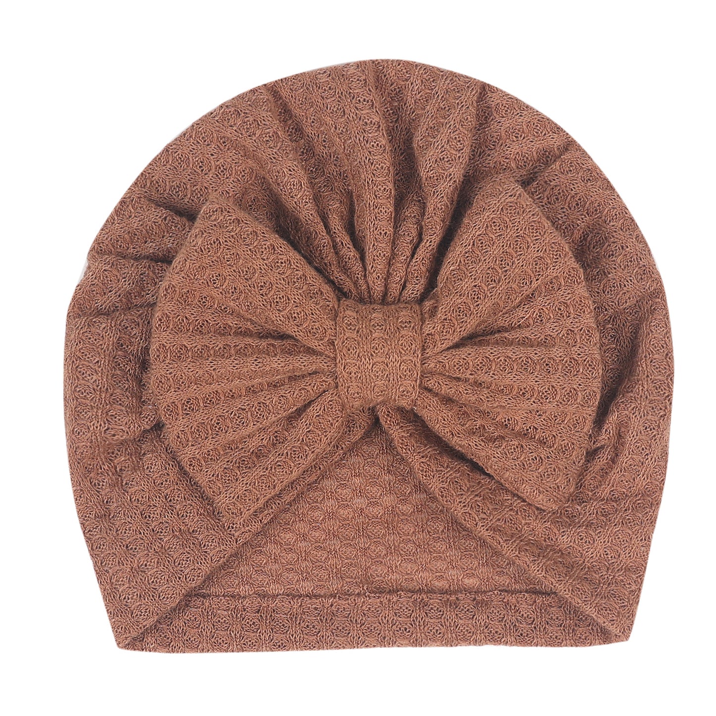 Children's Hat Solid Color Infant Beanie Bow Kids' Headwear