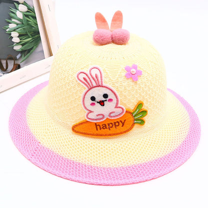 Children's Straw Summer Fisherman Boy Sun Protection The Kids' Headwear