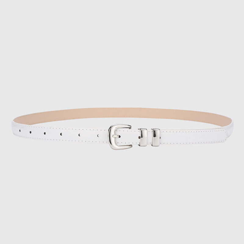 Women's Buckle Decorative Thin High Sense Simple Leisure Belts