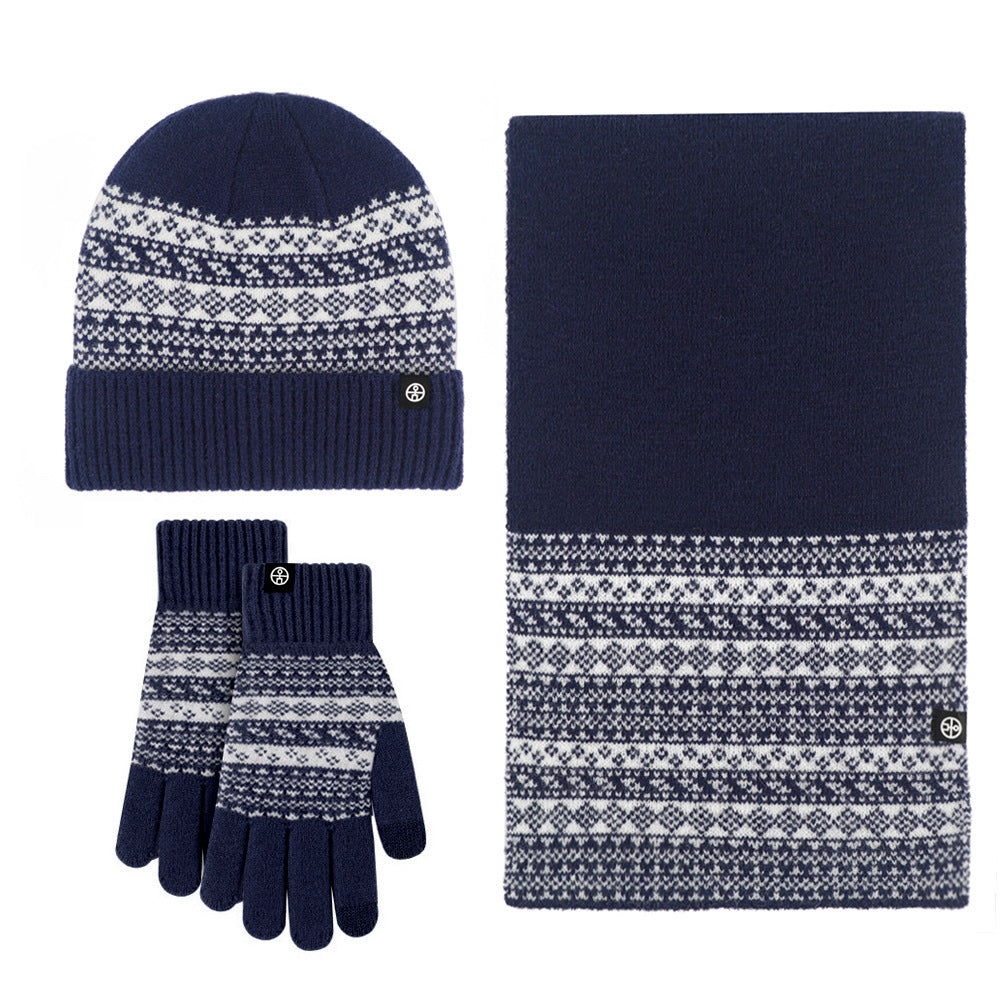 Half Finger Warm Flip Rhombus Cold Gloves