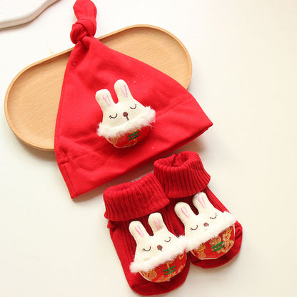 Women's & Men's Red Hat Infants Years Old Pullover Kids' Headwear