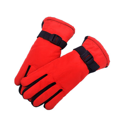 Women's Ski Winter Korean Warm Cycling Cotton Gloves