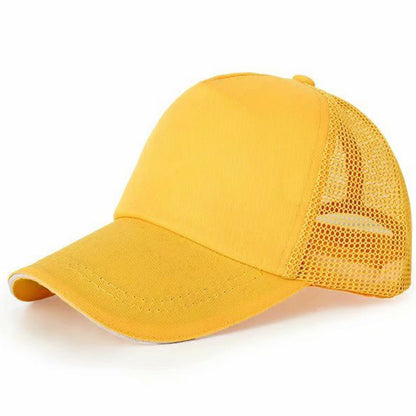 Children's Primary School Baseball Blank Embroidery Hat Kids' Headwear