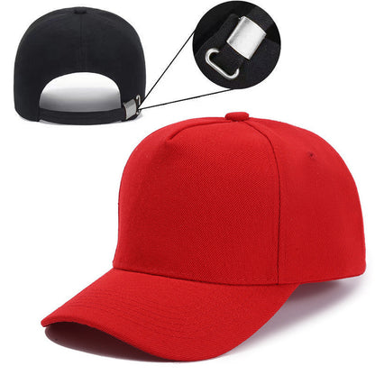 Light Board Solid Color Baseball Leisure Hats & Caps