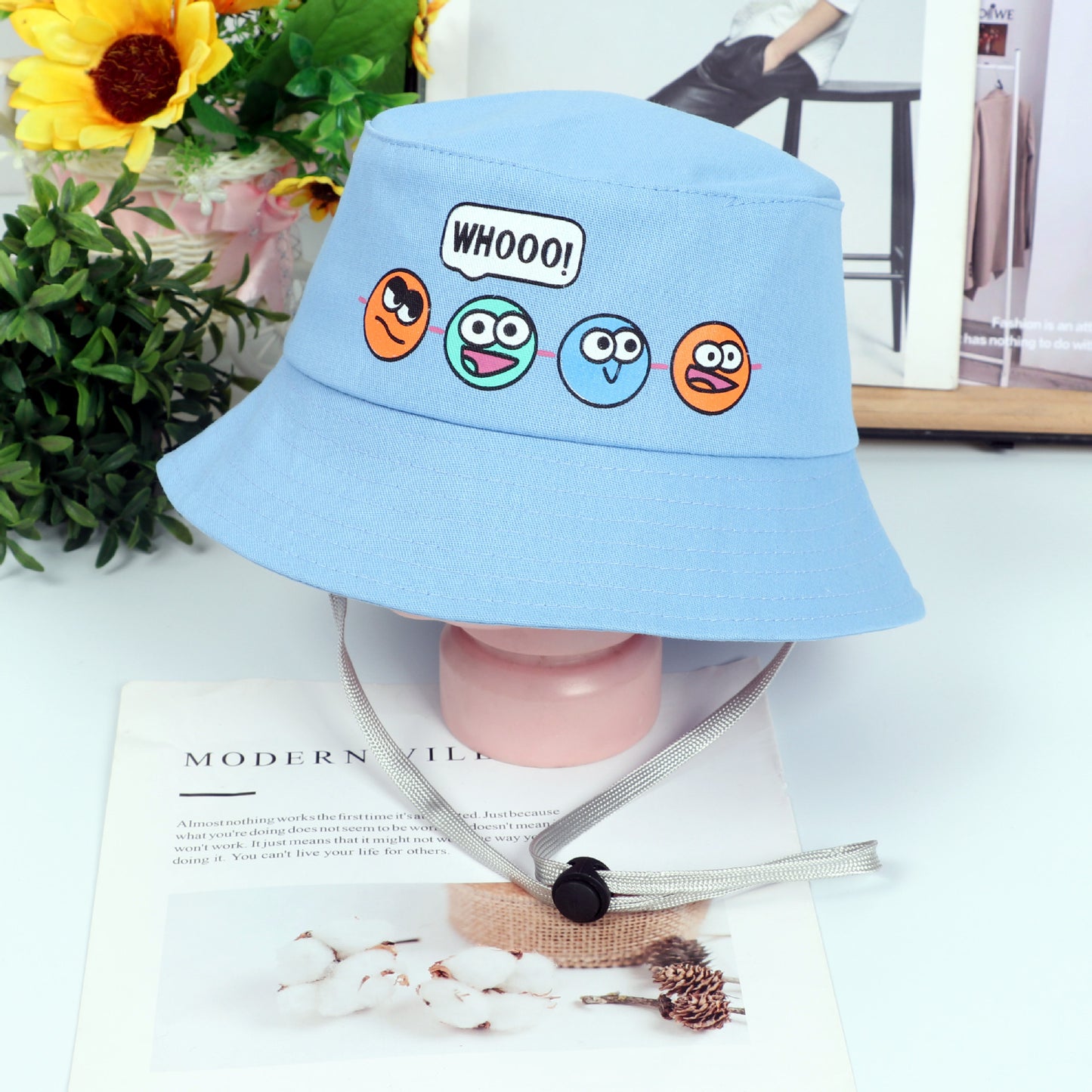 Women's & Men's Cute Fisherman Hat Young Basin Korean Kids' Headwear