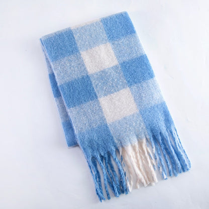 Cashmere Plush Pure Color Warm Keeping Scarfs