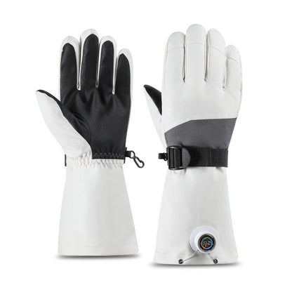 Winter Waterproof Ski Warm Thickening Five-finger Gloves