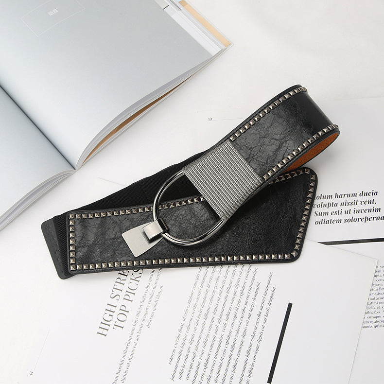 Elastic Waist Seal Width Punk Cool Belts