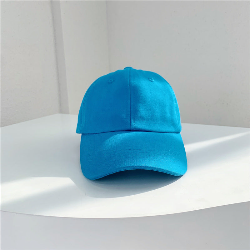 Children's Solid Color Baseball Female Summer Wind Kids' Headwear