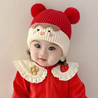 Women's & Men's Cute Cartoon Bunny Woolen Winter Keep Warm Kids' Headwear