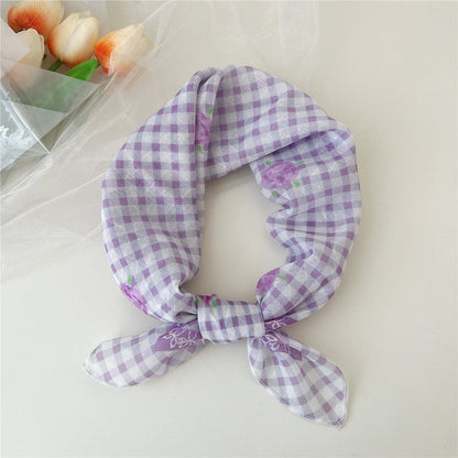 Women's Towel Silk Western Style Fashion Decorative Scarfs