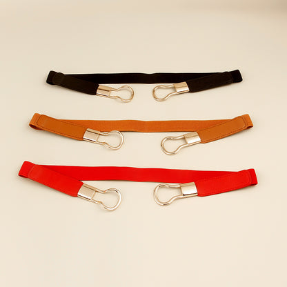 Fashion Elastic Thin Dress Shirt Waist Belts