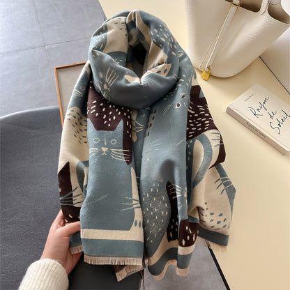 Warm Fashion Elegant Air-conditioned Room Shawl Scarfs