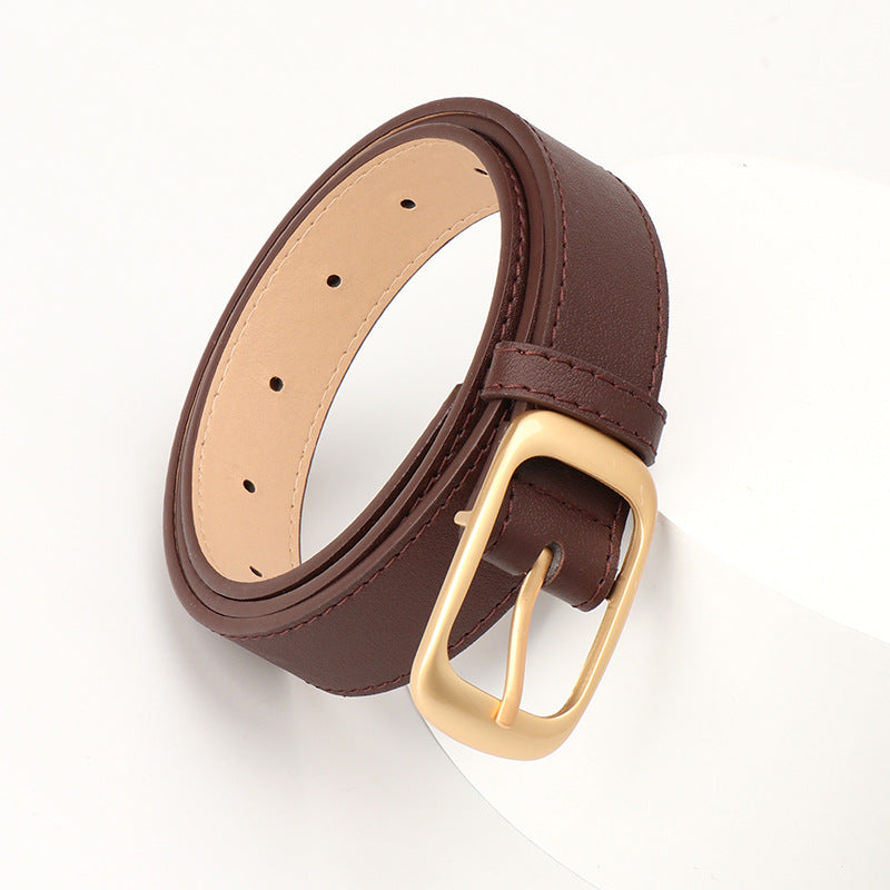 Women's Sense Pin Buckle Female Ornament Jeans Belts