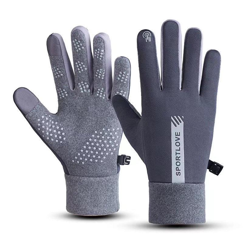 Women's & Men's Ski Warm Waterproof Electric Car Fleece-lined Gloves