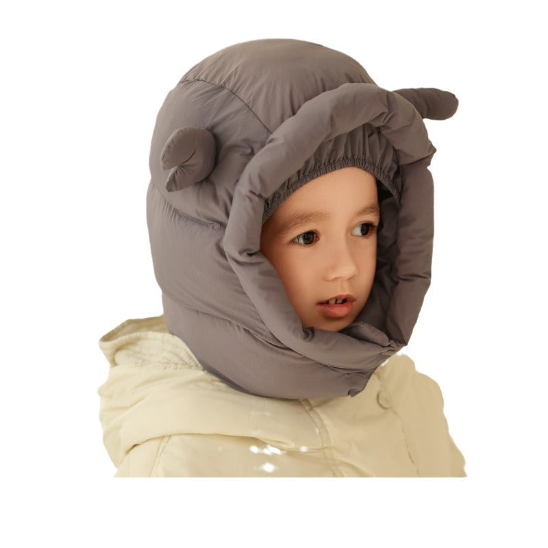 Children's Hat Boys Keep Warm Windproof Sleeve Kids' Headwear