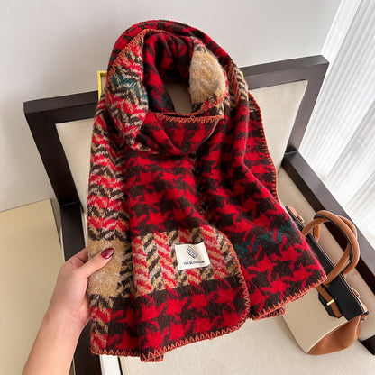 Women's Classic Plaid Casual Warm British Shawl Scarfs