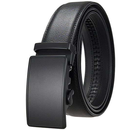 Men's Durable Versatile Automatic Buckle Cowhide Belts