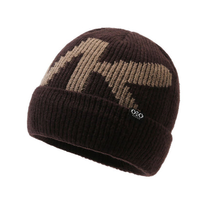 Women's & Men's Warm Wool Hat Winter Simple Solid Hats & Caps